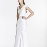 Λευκό φόρεμα βραδυνό ώμο