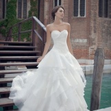 Un magnífico vestido de novia de la colección Venice de Gabbiano.