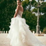 Alessandro Angelozzi vestido de noiva com costas abertas