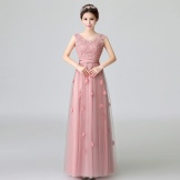 שמלת ערב מסין סגולה