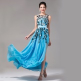 שמלת ערב משי מסין