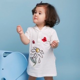Nyári póló ruha 3 éves lány számára