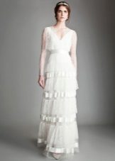 Temperley London bröllopsklänning med Tiered kjol