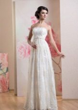 Empire Strapless Lace Wedding Dress