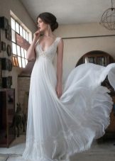 فستان زفاف من الحرير