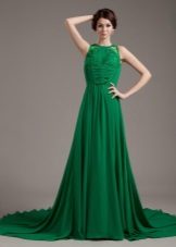 Ljetna večernja haljina u zelenoj boji