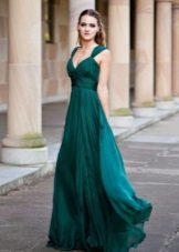 Žalia vestuvinė suknelė