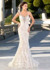Mermaid Lace Wedding Dress Ivory