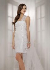 Vestido de noiva curto da coleção de Veneza por Gabbiano