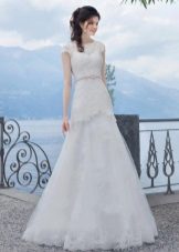 Vestido de novia de una línea gabbiano