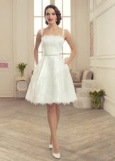 Short wedding dress with a full skirt from the collection Burnt by Tatyana Kaplun luxury