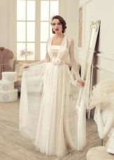 Wedding dress with a cape from Tatyana Kaplun