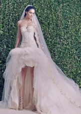 High-Low Wedding Dress by Zuhair Murad from the 2014 collection