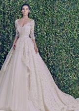 فستان زفاف الأميرة ستايل الشتاء 2014