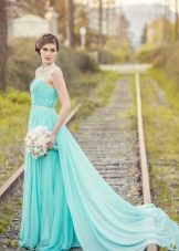 Turquoise wedding dress direct