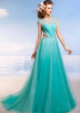 Robe de mariée turquoise de Romanova