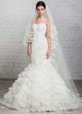 сватбена рокля от Руманова русалка с извивки
