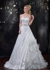 Draped wedding dress from the EUROPE COLLECTION collection