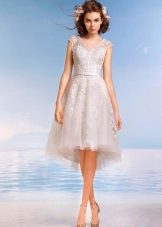 Paradise Island Hi-Low Wedding Dress