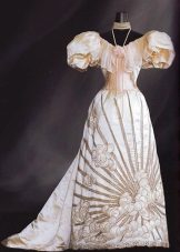 Антично розова сватбена рокля