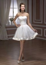 Short puffed wedding dress from the Pearl collection by Hadassah