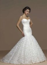 Mermaid wedding dress from the collection of Gold from Hadassah