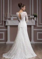 Wedding dress with lace up
