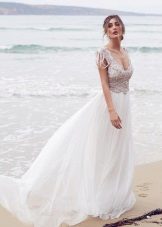Anna Campbells Spirit Bröllopsklänning med dekorerad korsett