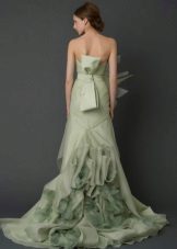 שמלת כלה של ורה וונג מקולקציה ירוקה לשנת 2012