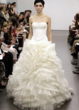 Suknia ślubna biała od Vera Wong 2013 wspaniała