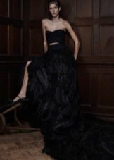 Svadobné šaty z Vera Wong 2016 čierne