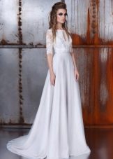 Nėrinių vestuvinė suknelė, kurią sukūrė Ange Etoiles