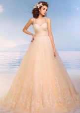 Цветна сватбена рокля от Романова