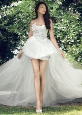 Short wedding dress