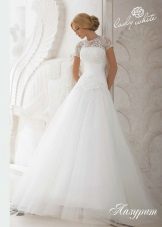 Lady White Diamond Wedding Dress with Lace