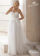 Lady White Empire Diamond Wedding Dress