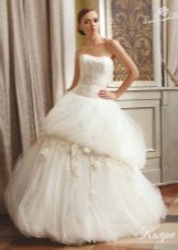 A magnificent wedding dress from a collection of 2012