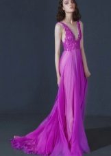 Violetti sifonki mekko