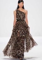 Vestido estampado leopardo