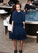 Chanel blå kjole