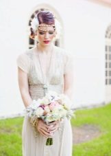 Gatsby stílusú menyasszony az esküvőre