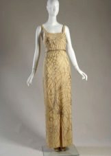 Guld vintage klänning