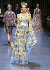 Dolce & Gabbana Vintage Floor-Length Dress