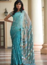 Oryantal tarzda sari elbise