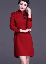 Crvena orijentalna haljina