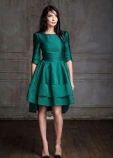 Зелена једноставна хаљина