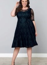 Didelio dydžio „Guipure“ A-stiletto suknelė
