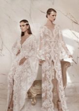 Prozirne vjenčane haljine od čipke