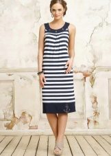 „Navy Style“ apvalkalo „Midi“ suknelė