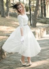 Vestido de novia Guipure de los años 50